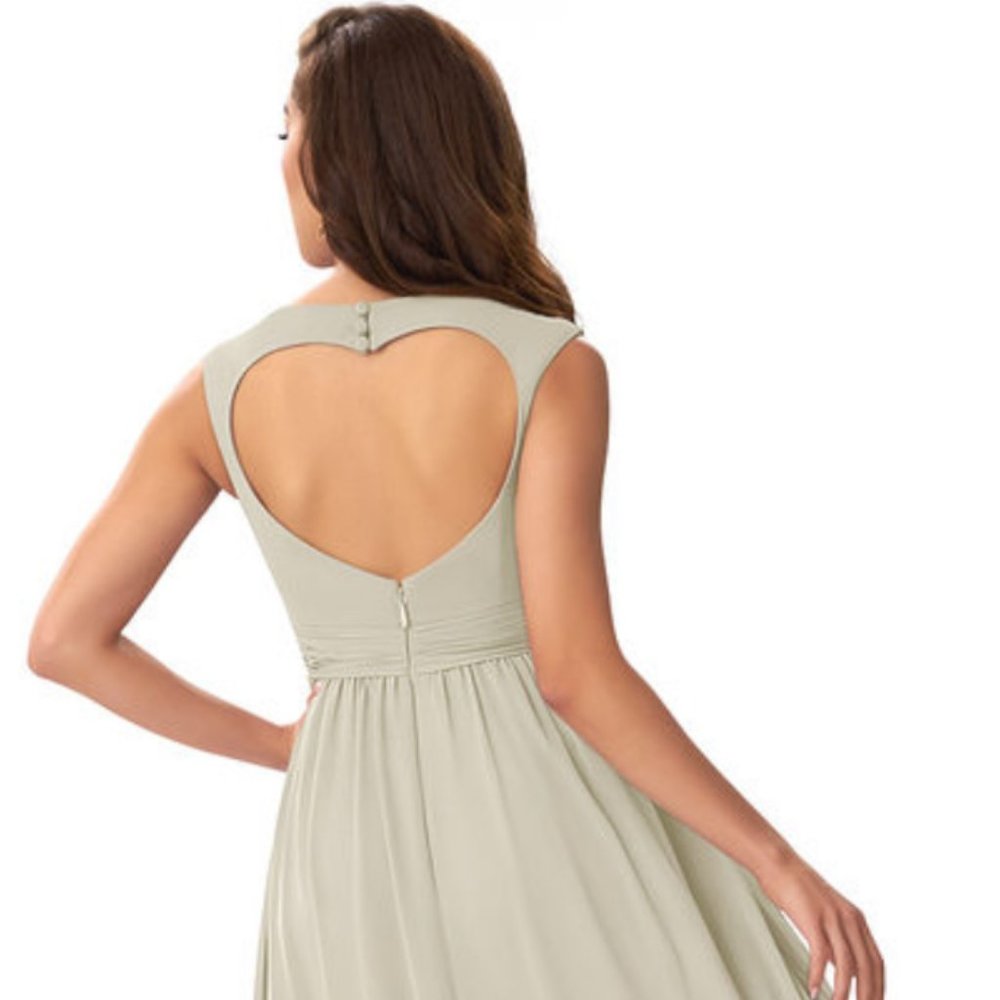 Azazie Raine Bridesmaid dress Taupe